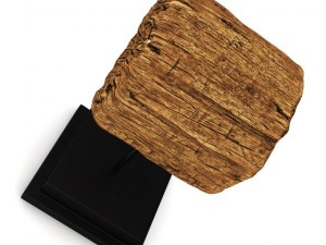 wooden log figure Modelo 3D