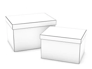decorative boxes 1 3D Model