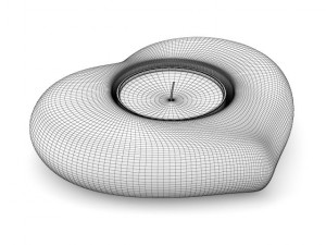 heart shaped candlestick 3D Модель