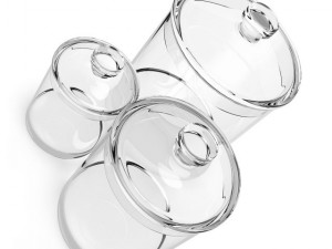 glass jars 1 3Dモデル