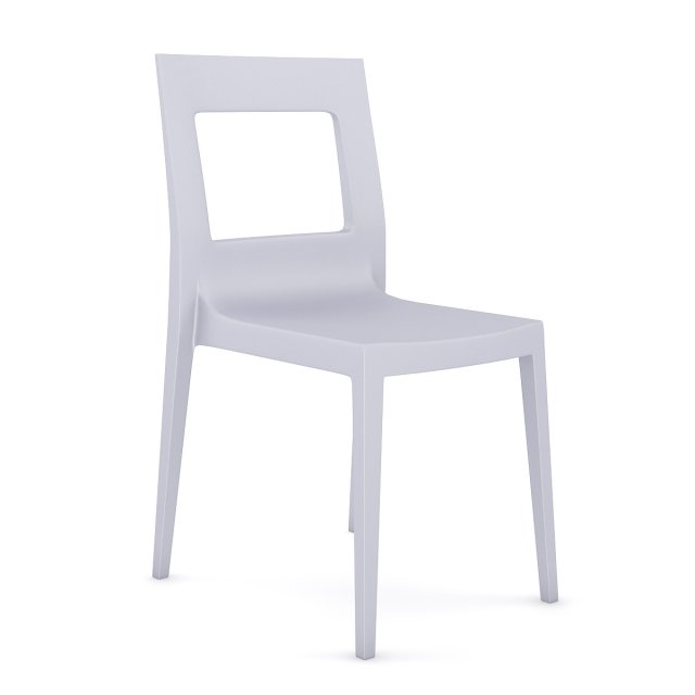 gray chair 3D Model .c4d .max .obj .3ds .fbx .stl .blend
