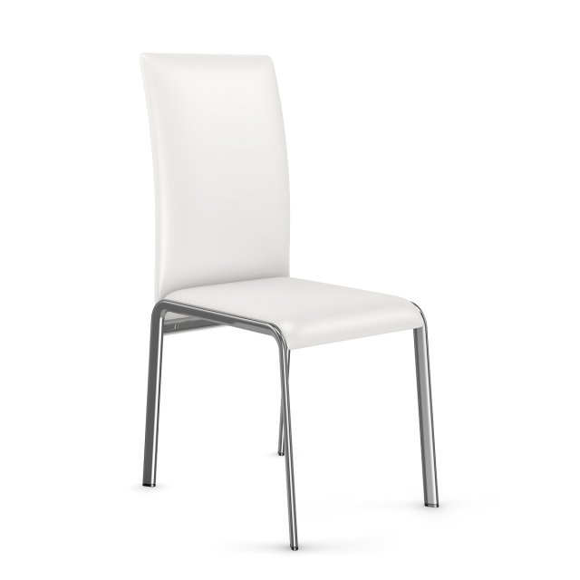 white chair 3D Model .c4d .max .obj .3ds .fbx .stl .blend 