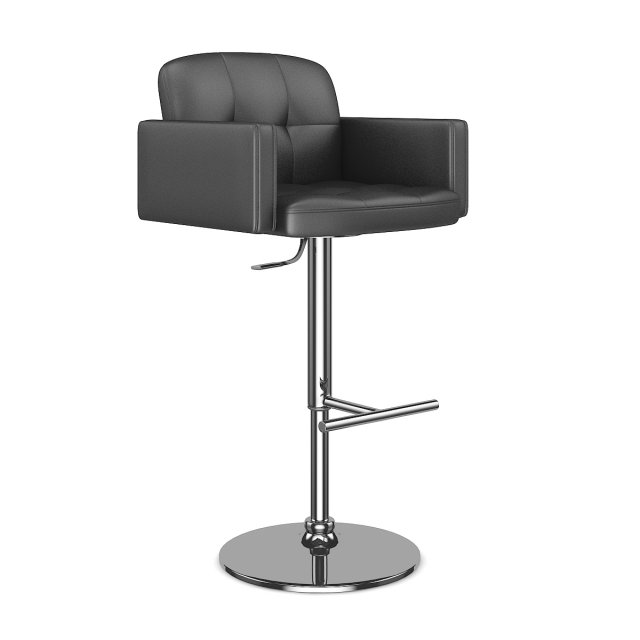leather hocker chair 2 3Dモデル .c4d .max .obj .3ds .fbx .stl .blend 