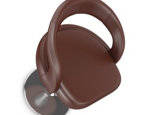 leather hocker chair 3 3D Модель