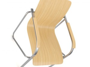 chromewood chair 3D Model