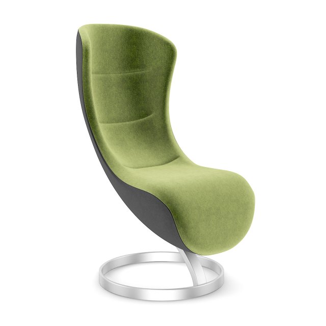 swivel chair 1 3D Model .c4d .max .obj .3ds .fbx .stl .blend 