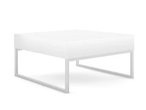 biały stolik kawowy 1 Model 3D