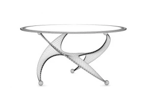 glass coffee table 1 3D Model