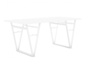 white modern table 3D Model