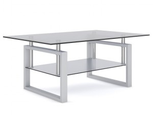 glass coffee table 2 3D Model