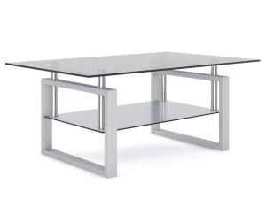 table basse en verre 2 Modèle 3D