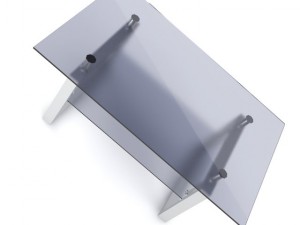 glass coffee table 2 3D 模型