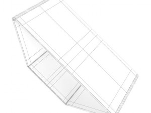 wooden coffee table 2 Modelo 3D