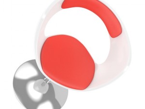 whitered hocker chair 3D 모델