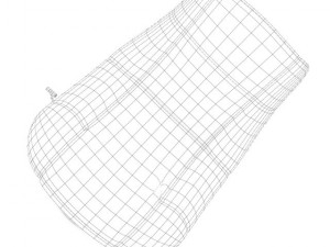 black leather swivel chair 3D Model