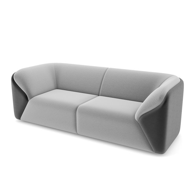 blackgrey sofa 3D Model .c4d .max .obj .3ds .fbx .stl .blend 