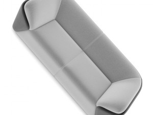 blackgrey sofa 3D Model
