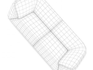 blackgrey sofa 3D Model