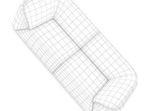 blackgrey sofa 3D Model