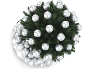 christmas table decoration 1 3D Model