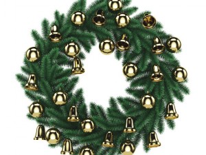 christmas wreath 2 3D मॉडल