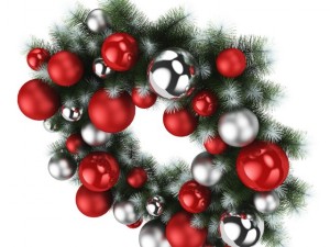 christmas wreath 3 Modelo 3D