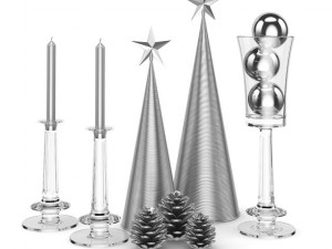 christmas table decoration 9 Modello 3D