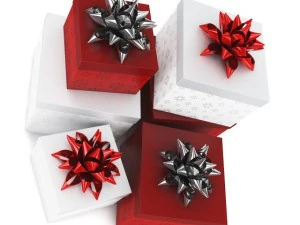 christmas presents 4 3D Model