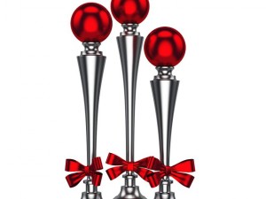 christmas table decoration 5 3D Model