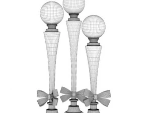 christmas table decoration 5 3D Model