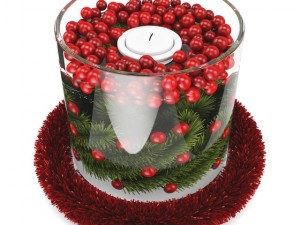 christmas table decoration 3 3D Модель