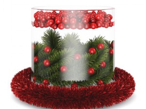 christmas table decoration 3 3D Model