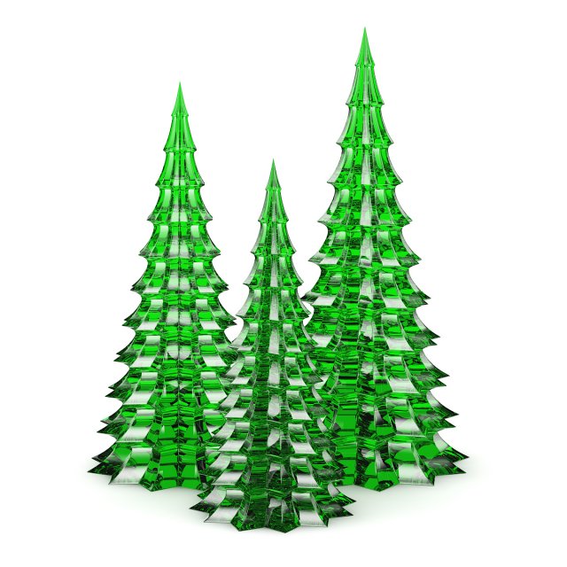 christmas table decoration 2 3D Model .c4d .max .obj .3ds .fbx .stl .blend 