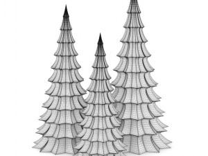 christmas table decoration 2 3D Model