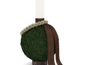 christmas sphere candle 3D-Modell