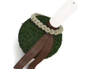 christmas sphere candle Model 3D