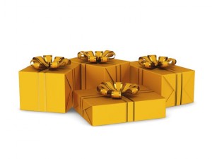 christmas presents 3 3D Model