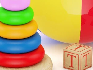 ball and blocks toys 3D Model