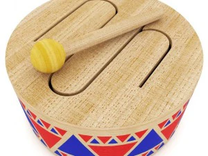 барабанная игрушка 3D Модель