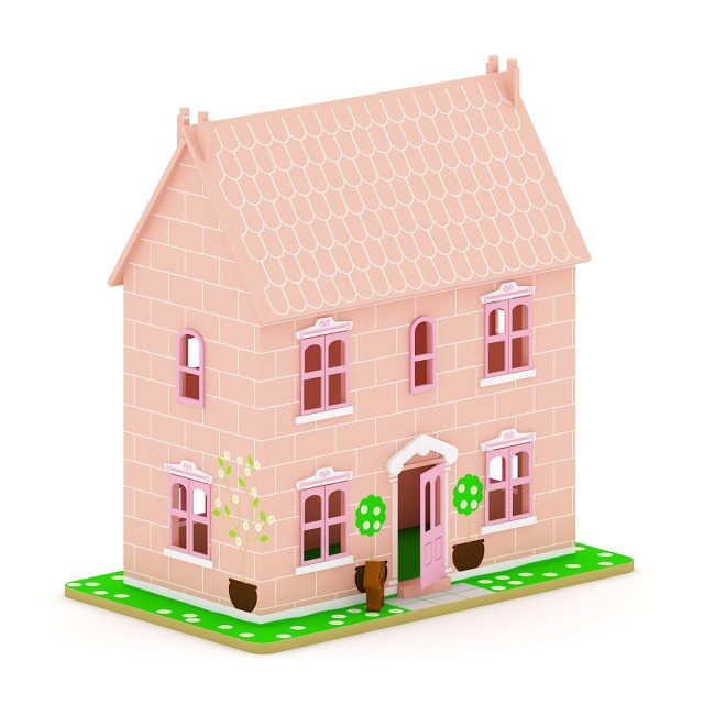dollhouse 3D 모델 .c4d .max .obj .3ds .fbx .stl .blend