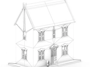 кукольный домик 3D Модель