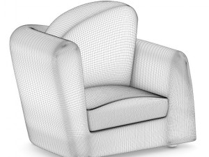 colorful armchair 3D Model