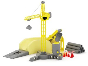 кран игрушка 3D Модель