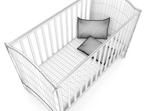 baby cot 3D Model