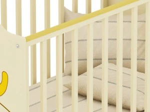 baby cot 3D Model