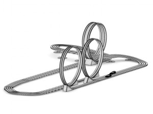 racing track toy Modello 3D