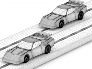 racing track toy Modello 3D