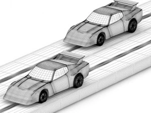 racing track toy 3D Model