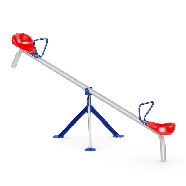 seesaw Model 3D .c4d .max .obj .3ds .fbx .stl .blend 