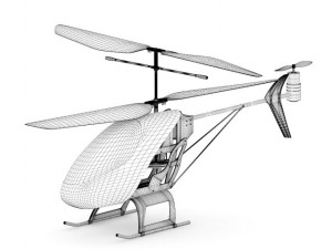 rc helicopter Modelo 3D
